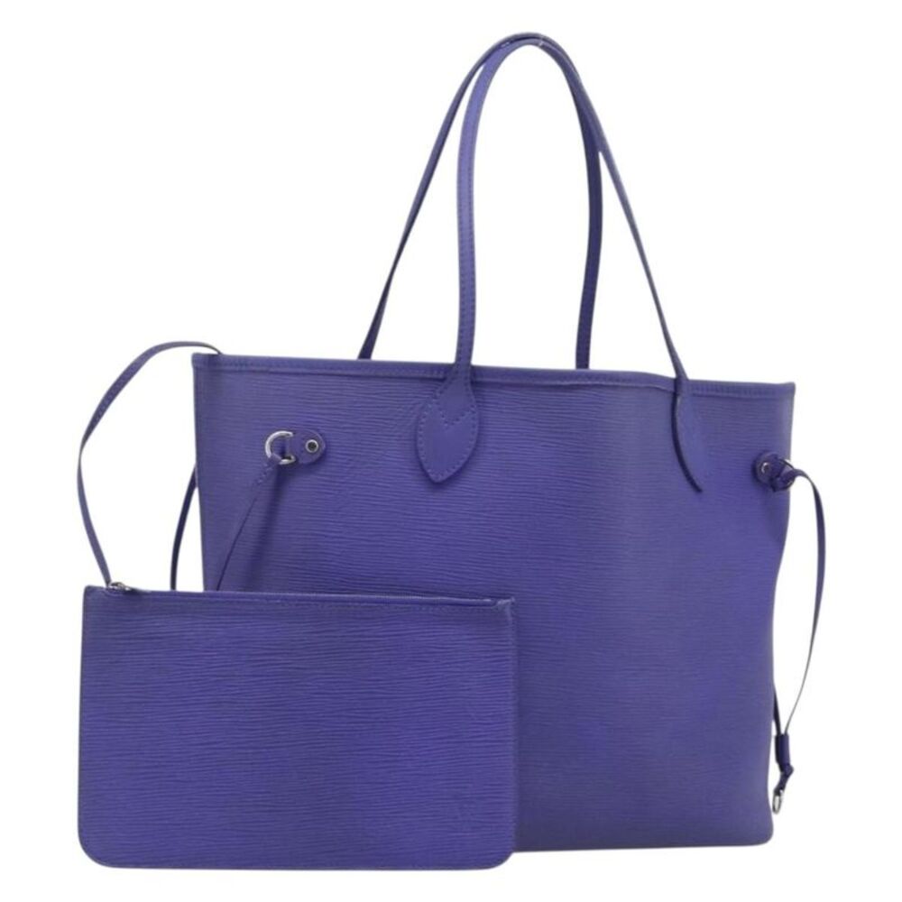 Louis Vuitton Neverfull Epi Leather Purple Leather Tote Bag Bag